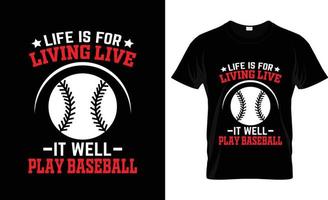 conception de t-shirt de baseball, slogan de t-shirt de baseball et conception de vêtements, typographie de baseball, vecteur de baseball, illustration de baseball