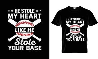 conception de t-shirt de baseball, slogan de t-shirt de baseball et conception de vêtements, typographie de baseball, vecteur de baseball, illustration de baseball