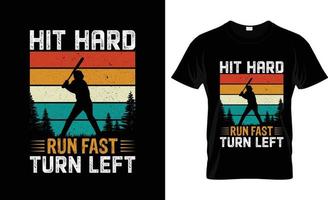 conception de t-shirt de baseball, slogan de t-shirt de baseball et conception de vêtements, typographie de baseball, vecteur de baseball, illustration de baseball