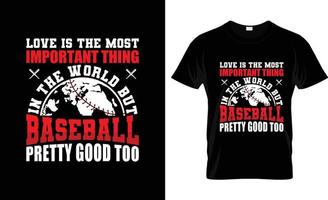 conception de t-shirt de baseball, slogan de t-shirt de baseball et conception de vêtements, typographie de baseball, vecteur de baseball, illustration de baseball