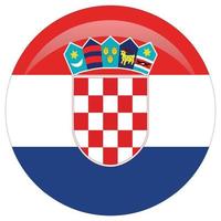 drapeau de la croatie. dimensions précises, proportions des éléments et couleurs. vecteur