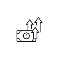 icônes de pension symbole éléments vectoriels pour le web infographique vecteur