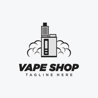 création de logo vape pour vape shop vecteur