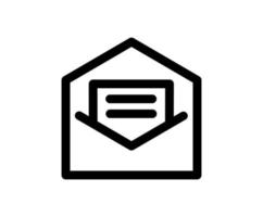 enveloppe de message courrier, stylo et icône du logo vectoriel papier. feuille de papier marketing avec texte. lire le document en ligne et la communication numérique. nouvelles d'affaires et invitation