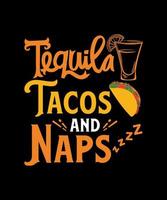taco life tacos logo illustration tshirt design tacos concept design vecteur