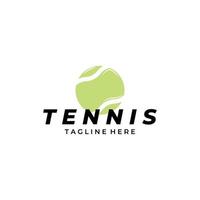 conception d'illustration de modèle de vecteur de logo de tennis