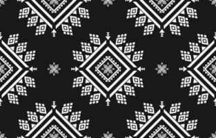 fond de motif de fleur de tissu. motif géométrique ethnique oriental sans couture traditionnel. vecteur