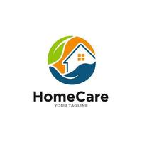 modèle de logo de centre de soins à domicile vecteur
