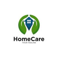 modèle de logo de centre de soins à domicile vecteur
