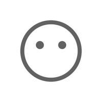 pas d'icône emoji de commentaire. parfait pour le site Web ou l'application de médias sociaux. signe et symbole de vecteur