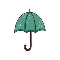 parapluie ouvert dessin animé clipart vecteur