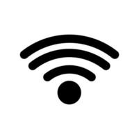 vecteur d'icône de signal sans fil. symbole de réseau sans fil wifi