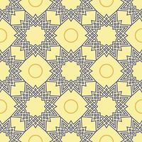 motifs abstraits sans soudure dans un style islamique. vecteur