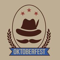 création de vecteur de logo oktober fest