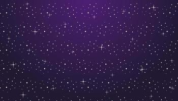 ciel nocturne avec fond d'étoile vecteur