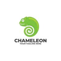 vecteur de conception de logo caméléon