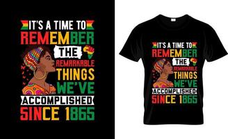 conception de t-shirt juneteenth, slogan de t-shirt juneteenth et conception de vêtements, typographie juneteenth, vecteur juneteenth, illustration juneteenth