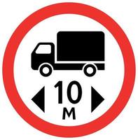 conception de vecteur de panneau de signalisation d'interdiction