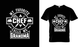 conception de t-shirt de chef, slogan de t-shirt de chef et conception de vêtements, typographie de chef, vecteur de chef, illustration de chef