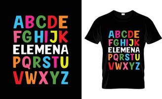 conception de t-shirt du premier jour d'école, slogan du premier jour d'école et conception de vêtements, typographie du premier jour d'école, vecteur du premier jour d'école, illustration du premier jour d'école