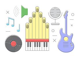 Instruments de musique vectoriel gratuit