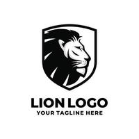 vecteur de conception de logo de lion