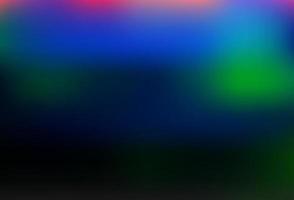 multicolore foncé, modèle abstrait de brillance floue vectorielle arc-en-ciel. vecteur