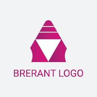 design moderne du logo créatif brant vecteur