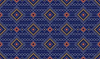 abstrait géométrique tribal ethnique ikat folklore diamants oriental motif harmonieux conception traditionnelle pour le fond tapis papier peint vêtements tissu emballage impression batik folk illustration vectorielle en tricot vecteur