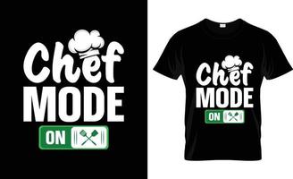 conception de t-shirt de chef, slogan de t-shirt de chef et conception de vêtements, typographie de chef, vecteur de chef, illustration de chef