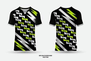 maillot au design moderne et futuriste adapté à la course, au football, aux jeux, aux sports électroniques et au cyclisme. vecteur