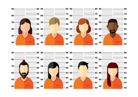 Mugshot Two Vector People Two