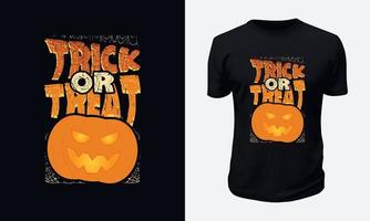 conception de t-shirt d'halloween vecteur