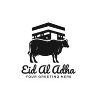 vecteur de conception de logo eid al adha