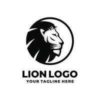 vecteur de conception de logo de lion