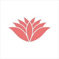 logo fleur de lotus. modèle de conception de vecteur d'icônes de lotus style de contour pour l'éco, la beauté, le spa, le yoga