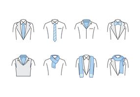 Free Neck Tie and Scarf Vector