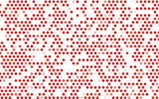 texture vecteur rouge clair avec des hexagones colorés.