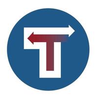 le logo du tramway et des transports vecteur