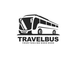 vecteur de logo de bus. logo d'autobus de voyage