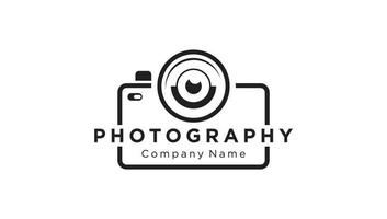 photographie logo design nom de l'entreprise vecteur