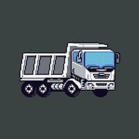 camion pixel art vectoriel coloré pour les jeux