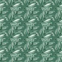 motif tropical, feuilles de palmier sans soudure. modèle sans couture de feuille de jungle moderne. fond floral botanique. vecteur