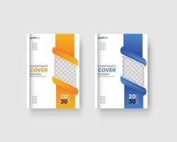 modèle de conception de couverture de livre d'entreprise vecteur