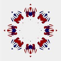 beau vecteur de mandala, combinaison, couleur, henné, contour, créatif, unique, floral, motif, monocrome abstrait, floral