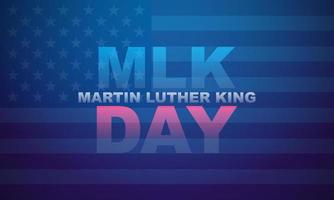 illustration de martin luther king, jr. pour célébrer la journée mlk. vecteur