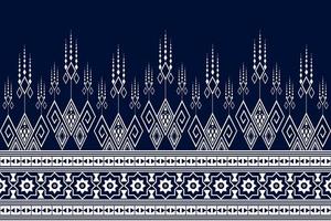 motif ikat oriental ethnique géométrique design traditionnel pour le fond tapis papier peint vêtements emballage batik tissu illustration vectorielle style broderie motif sans couture vecteur