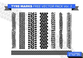 Marque de pneu pack vecteur gratuit vol. 3