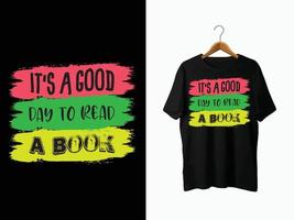 conception de t-shirt amoureux des livres vecteur