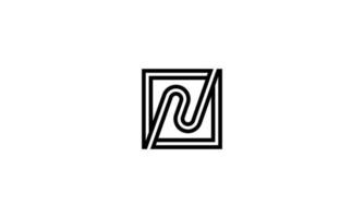 lettre n logo. n logo icône design illustration vectorielle vecteur gratuit